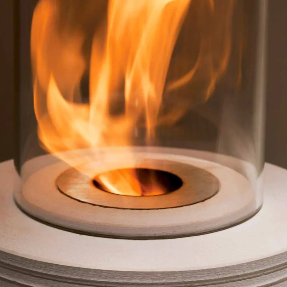 Biocamino Rund Unterstützung Marmor Gordon, made in Italy Viadurini