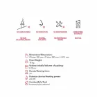 Biocamino Rund Unterstützung Marmor Gordon, made in Italy Viadurini