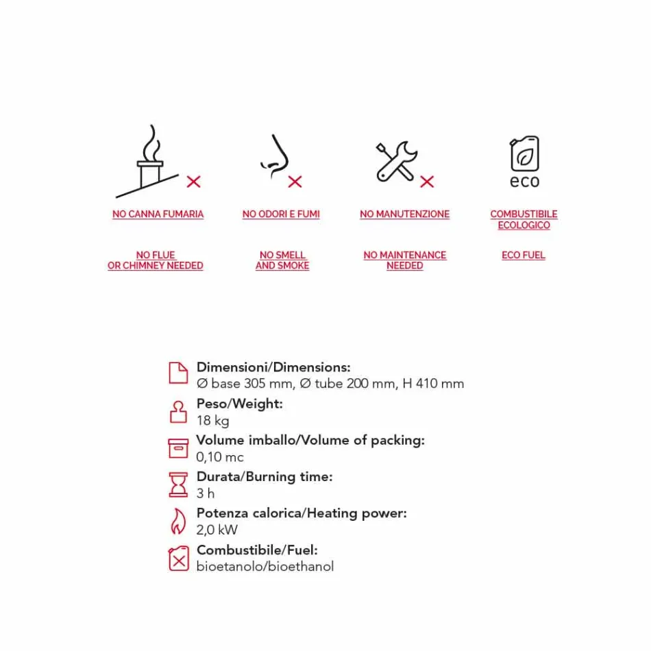 Biocamino Rund Unterstützung Marmor Gordon, made in Italy Viadurini