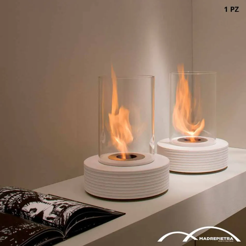 Biocamino Rund Unterstützung Marmor Gordon, made in Italy Viadurini