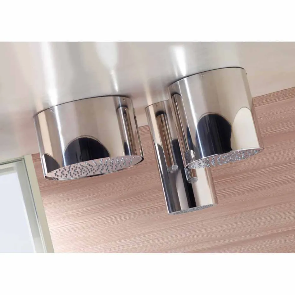 Bossini Oki 200 Duschkopf mit einem modernen Design in einem Jet Viadurini