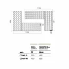 Brick Elektroheizkörper Design Krawatte made in Italy von Scirocco H Viadurini