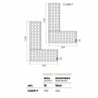 Brick Heizkörper Elektro lego hergestellt in Italien von Scirocco H Viadurini