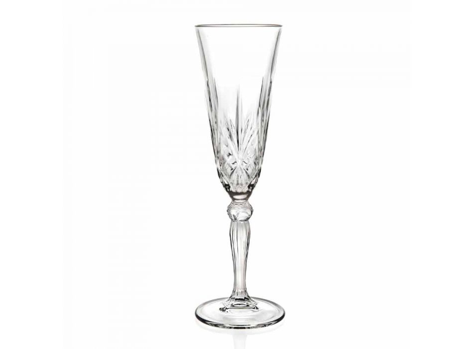 Becherflöte Ökologisches Kristallglas für Champagner 12 Stück - Cantabile