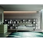 Schlafzimmer mit 5 modernen Elementen Made in Italy High Quality - Rieti Viadurini