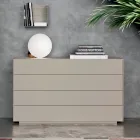 Komplettes Schlafzimmer mit 4 hochwertigen Made in Italy Elementen - Odema Viadurini