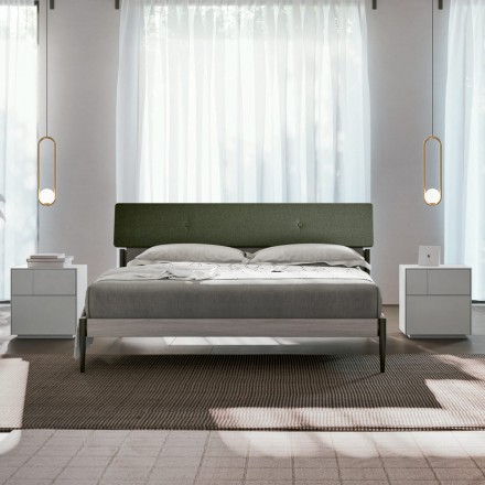 Komplettes Schlafzimmer mit 4 modernen Elementen Made in Italy Precious - Verminia Viadurini