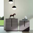 Komplettes Schlafzimmer mit 5 Elementen im modernen Stil Made in Italy - Savanna Viadurini