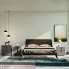 Komplettes Schlafzimmer mit 5 Elementen im modernen Stil Made in Italy - Savanna Viadurini