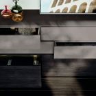 Komplettes Luxusschlafzimmer mit 6 Elementen Made in Italy - Etsch Viadurini