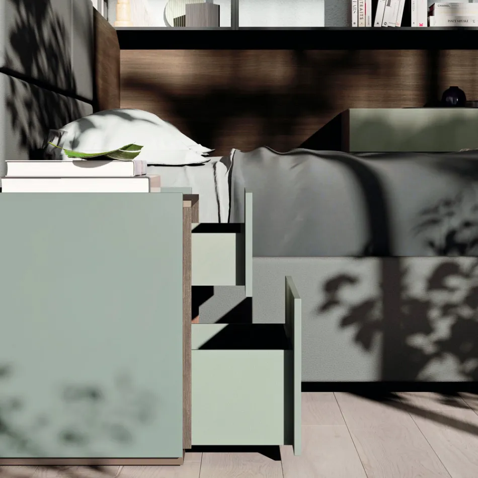 Doppelzimmer mit 5 Luxuselementen Made in Italy - Emerald Viadurini