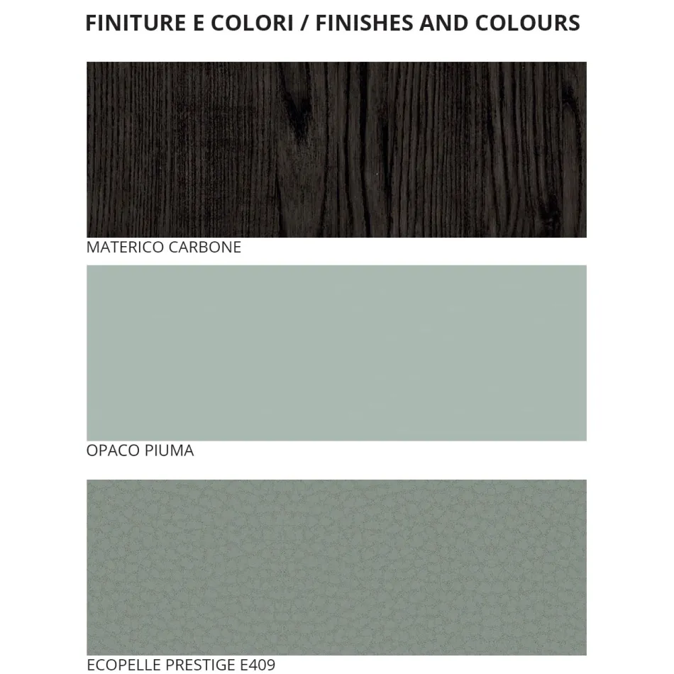 Doppelzimmer mit 5 Elementen Moderner Stil Made in Italy - Octavia Viadurini