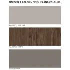 Modernes 5-Elemente-Schlafzimmer im modernen Stil Made in Italy - Melodia Viadurini