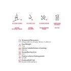 Kamin mit Keramik und Glastisch Bioethanol Jim, made in Italy Viadurini