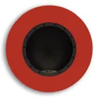 Runde Designwand Bioethanol Kamin aus lackiertem Stahl - Trenton Viadurini