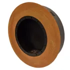 Runde Designwand Bioethanol Kamin aus lackiertem Stahl - Trenton Viadurini