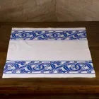 Leinen Leinwand italienischer Handwerkskunst mit handbedrucktem Design - Marken Viadurini