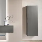 Lackierte Melamin-Garderobe mit MDF-Tür und Innenregal - Lunis Viadurini