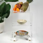 Objektwagen mit Plexiglasrädern, hergestellt in Italien – Rudolf Viadurini