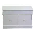 Indoor-Truhe aus Holz mit 2 Schubladen - Meduse Viadurini