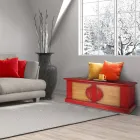 Truhe aus furniertem Holz mit verschiedenen Ausführungen, hergestellt in Italien – Krishna Viadurini