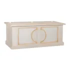 Truhe aus furniertem Holz mit verschiedenen Ausführungen, hergestellt in Italien – Krishna Viadurini