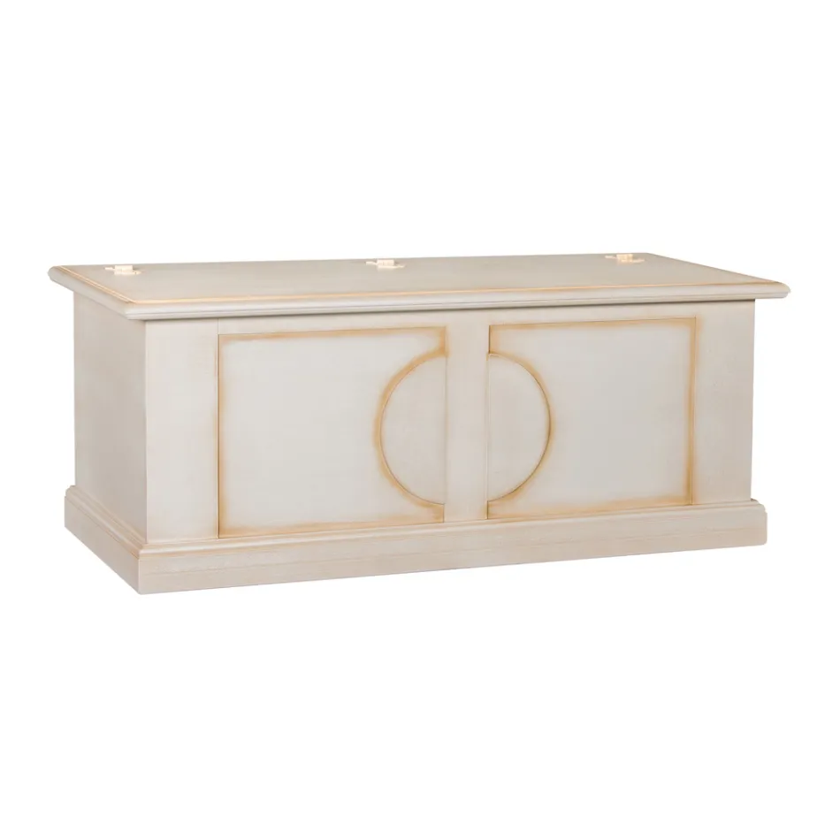 Truhe aus furniertem Holz mit verschiedenen Ausführungen, hergestellt in Italien – Krishna Viadurini