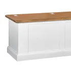 Truhe aus furniertem Holz und verschiedenen Ausführungen, hergestellt in Italien – Hermod Viadurini