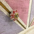 Handgefertigte hölzerne Kommode mit farbigen Schubladen Made in Italy - Brighella Viadurini