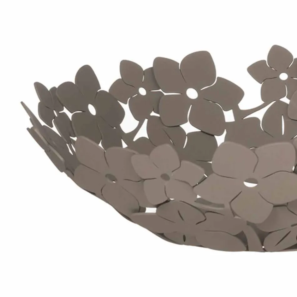 Herzstück mit Blumen aus Schlammeisen, Weiß oder Blau - Marken Viadurini