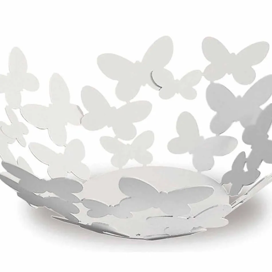 Design-Herzstück aus Eisen in Weiß, Beige oder Elfenbein Hergestellt in Italien - Leiden Viadurini