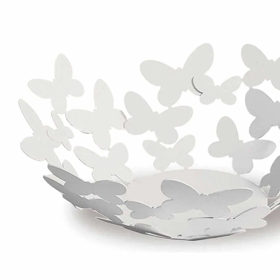 Design-Herzstück aus Eisen in Weiß, Beige oder Elfenbein Hergestellt in Italien - Leiden Viadurini