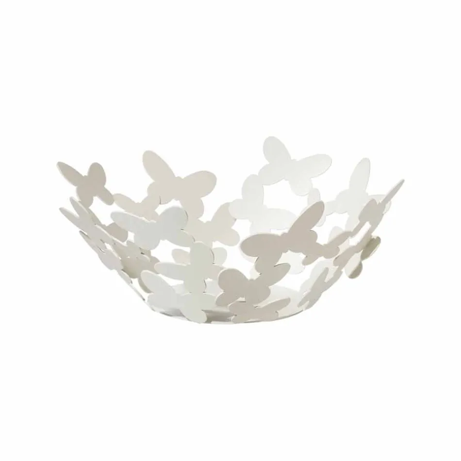 Design-Herzstück aus Eisen in Weiß, Beige oder Elfenbein Hergestellt in Italien - Leiden Viadurini