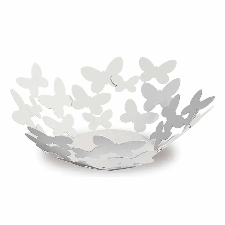 Design-Herzstück aus Eisen in Weiß, Beige oder Elfenbein Hergestellt in Italien - Leiden Viadurini