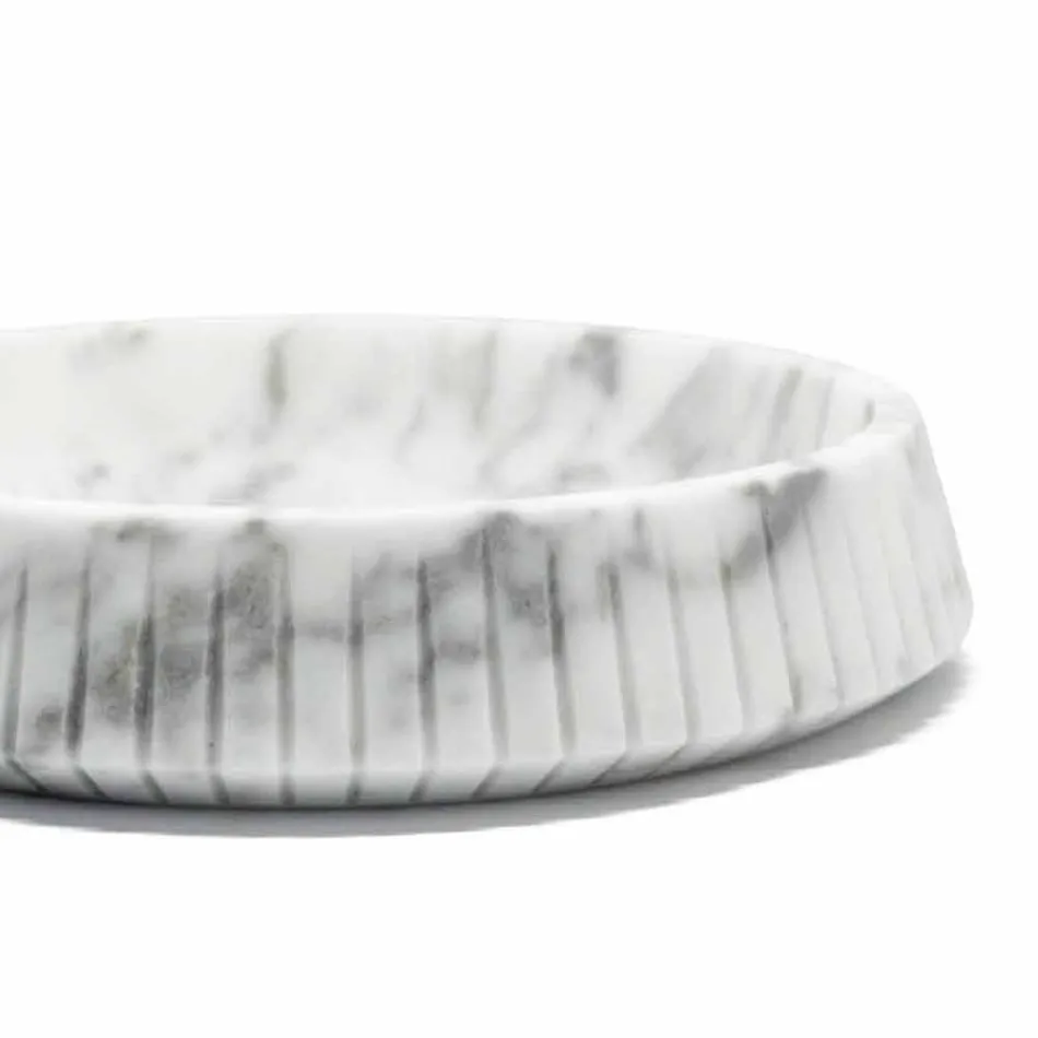 Weißes Carrara Marmor Design Herzstück Made in Italy - Bryan Viadurini