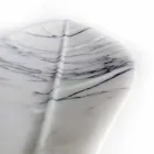 Herzstück aus Arabescato-Marmor mit Blattform Made in Italy - Treviso Viadurini