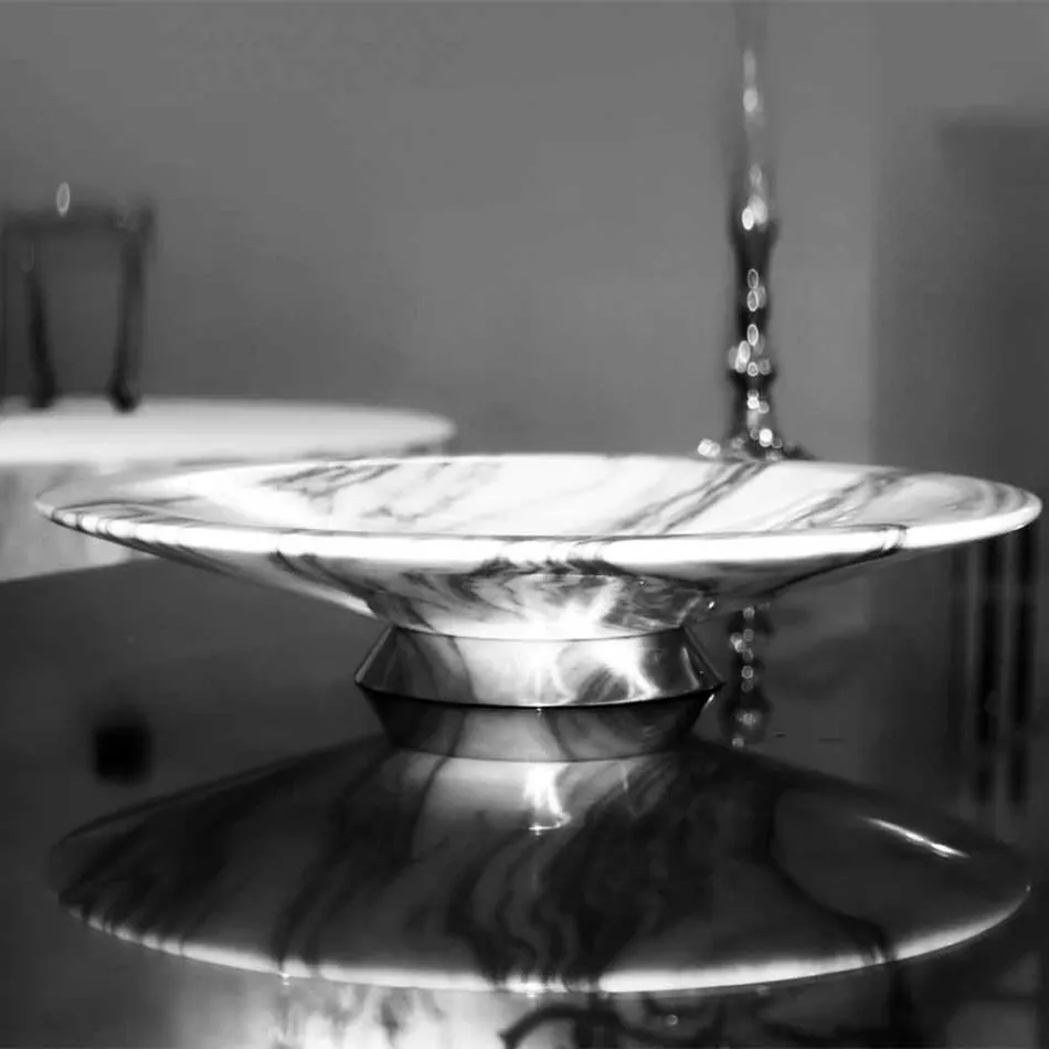 Herzstück in Brezza della Versilia Marmor und Metall Made in Italy - Amabile Viadurini