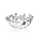 Rundes Herzstück Zeitgenössisches Design Verziertes Silbernes Metall - Cordoba Viadurini