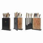 Magnetblock aus Holz mit 9 Küchenmessern Made in Italy - Block Viadurini
