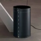 Papierkorb aus regeneriertem handgefertigtem Leder Battista Viadurini