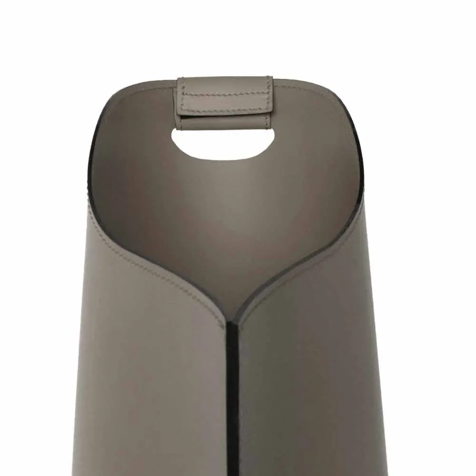 Indoor Pellethaltekorb Leder 15 Kg Sapel Design Viadurini