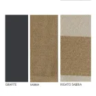 Outdoor-Chaiselongue aus Eisen und handgefertigtem Stoff Made in Italy - Relax Viadurini