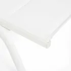 Outdoor Chaise Longue aus Textilene und Aluminium mit Rädern, 4 Stück - Babilonia Viadurini