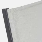 Garten Chaiselongue mit Rädern und liegender Rückenlehne, 4 Stück - Babilonia Viadurini