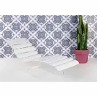 Designer Chaiselongue aus transparentem Plexiglas, Made in Italy Viadurini