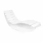 Designer Chaiselongue aus transparentem Plexiglas, Made in Italy Viadurini