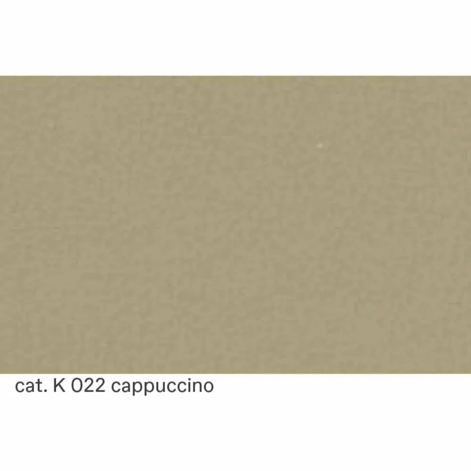 Chaiselongue aus Leder mit Gestell aus verchromtem Stahl Made in Italy - Beirut Viadurini