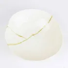 Schalen aus weißem Porzellan und Blattgold Italienisches Luxus-Design - Cicatroro Viadurini