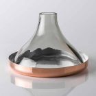 Glasglocke mit Kupferpfanne 2 Stück Modernes Luxus-Design - Doriana Viadurini