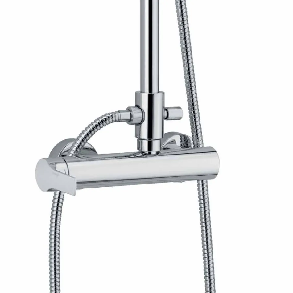 Duschsäule mit Messing-Einhebelmischer Made in Italy - Padula Viadurini